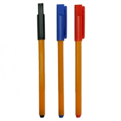 YELLOW STICK BALL POINT PEN