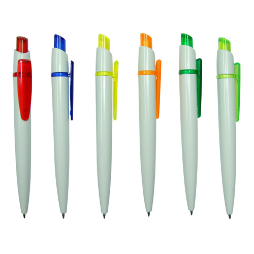 Plastics Retractable Ball Pen