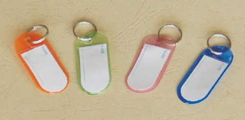 5.8*2.5cm color translucent  Key Chains