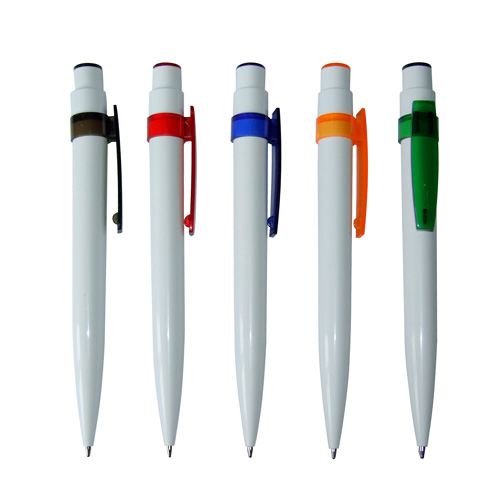 Plastics Retractable Ball Pen