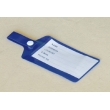 blue pvc Luggage Tag